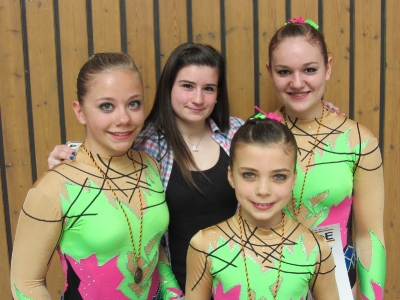 Platz 3 Tempo Helena, Madita, Katharina & Sandra
